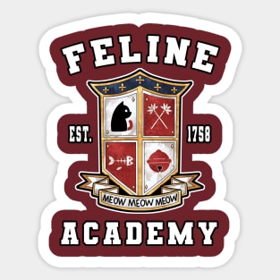 Feline Academy Sticker